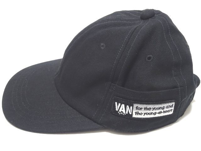 VAN JAC 90s vintage original BASEBALL CAP / ヴァンヂャケット 6パネル キャップ 帽子 レザーベルト サイド刺繍 日本製 メンズ 当時物_画像1