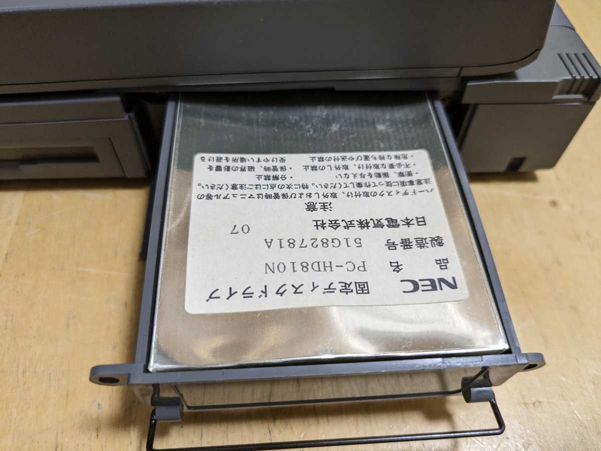 PC-9821Np ( память максимальный повышение,HDD оригинальный 810MB, жидкокристаллический. конденсатор предотвращение заменен )