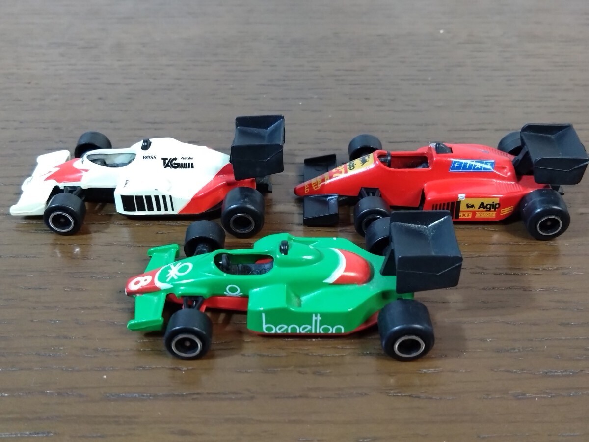  MajoRette F1 racing car minicar / out of print / Vintage / McLAREN / Benetton /Ferrari/1/55/ France made /majorette/ that time thing / present condition goods 