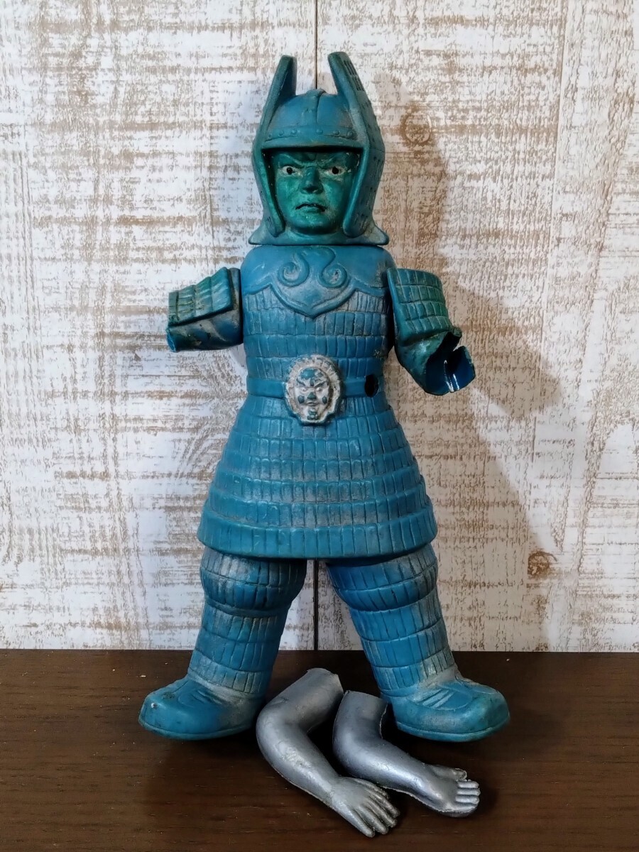 [ Junk ] maru sun large . god sofvi figure / that time thing / Showa Retro / Vintage /1966 year / special effects / large ./ made in Japan / rare / sofvi doll /23cm degree / maru The n