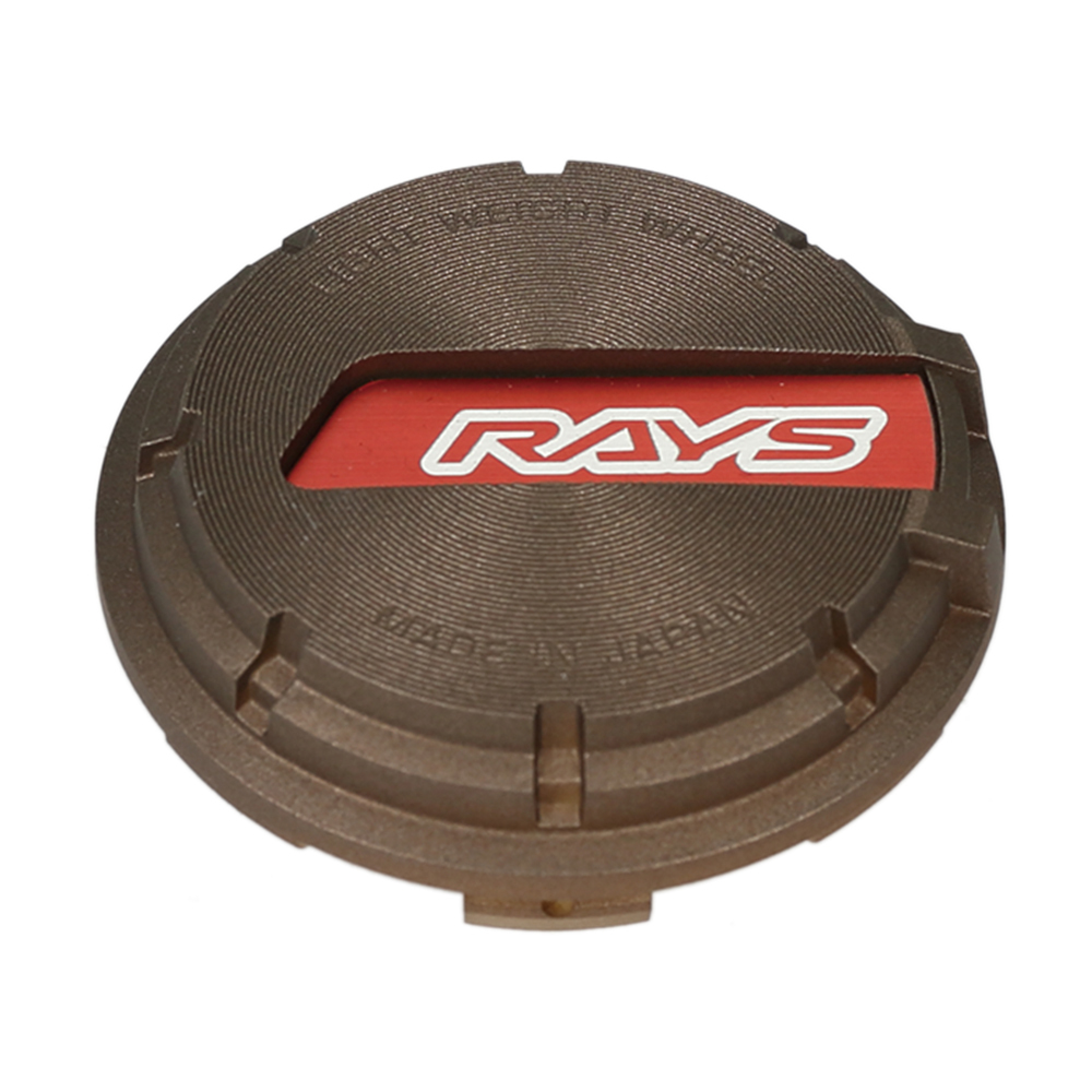 【新品 即納品】RAYS Gram Lights No.64 GL CAP BR/RD 4個　レイズ グラムライツ オプション設定センターキャップ VORK RACING
