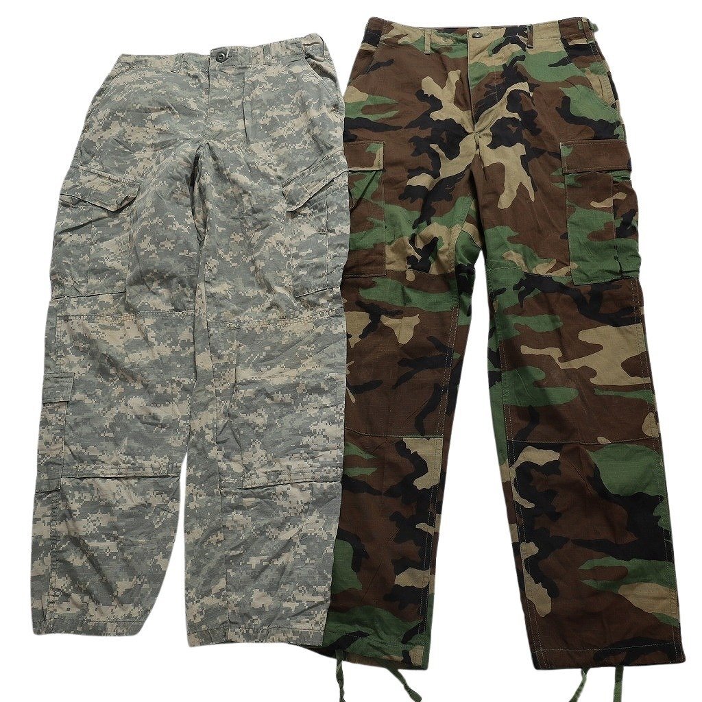  old clothes . set sale field pants the truth thing military 8 pieces set ( men's M ) camouflage duck pattern MIX digital duck MS6235 1 jpy start 