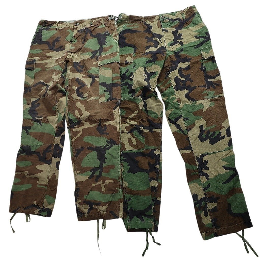  old clothes . set sale field pants the truth thing military 8 pieces set ( men's S /M ) camouflage duck pattern MIX digital duck MS6180 1 jpy start 