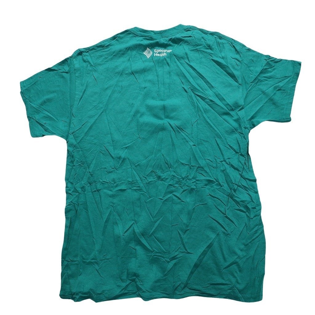 古着卸 まとめ売り カラーmix プリント 半袖Tシャツ 20枚セット (メンズ L /XL /2XL ) グリーン系 フロントプリント MS5807 1円スタートの画像2