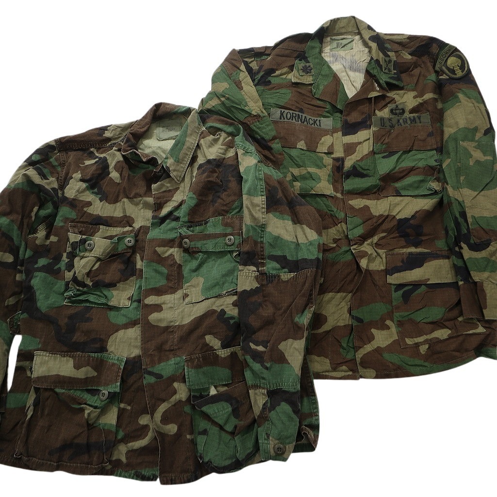 古着卸 まとめ売り フィールドジャケット BDU ウッドランド 米軍実物 ミリタリー 8枚セット (メンズ M ) ARMY MS1318 1円スタートの画像5