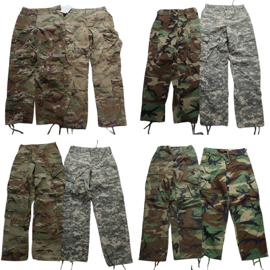  old clothes . set sale field pants duck pattern MIX the US armed forces the truth thing military 8 pieces set ( men's S /M ) wood Land duck MS1570 1 jpy start 