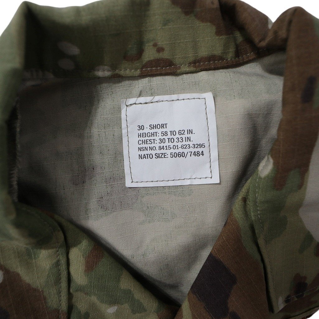 古着卸 まとめ売り フィールドジャケット 米軍実物 ミリタリー 8枚セット (メンズ S /30 ) 迷彩 MS6333 1円スタートの画像6