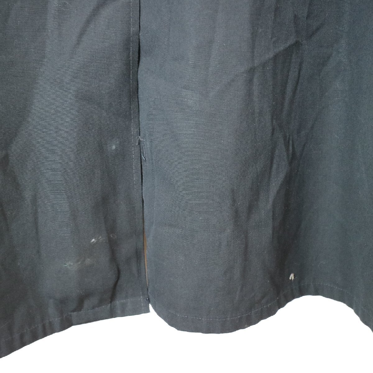 KORATORON トレンチコート フォーマル カジュアル スーツ 通勤 オフィスカジュアル ブラック ( メンズ タグ破損 ) M6128 1円スタートの画像7