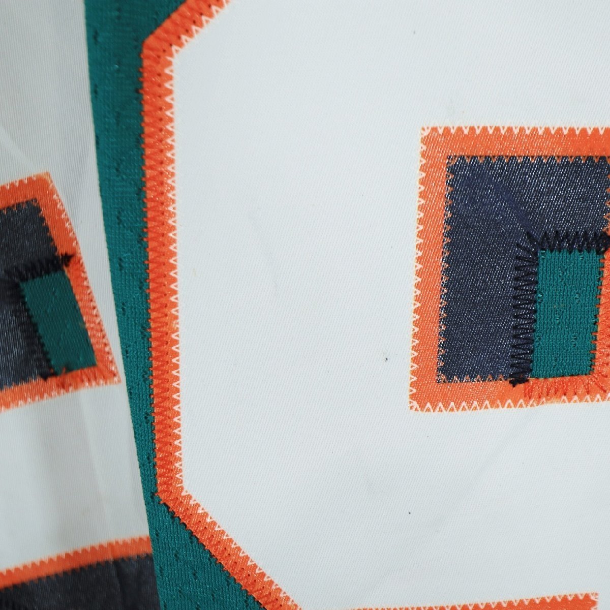 SALE///// Reebok リーボック NFL マイアミ・ドルフィンズ 半袖 ゲームシャツ プロチーム アメフト グリーン ( メンズ XL ) N2960_画像4