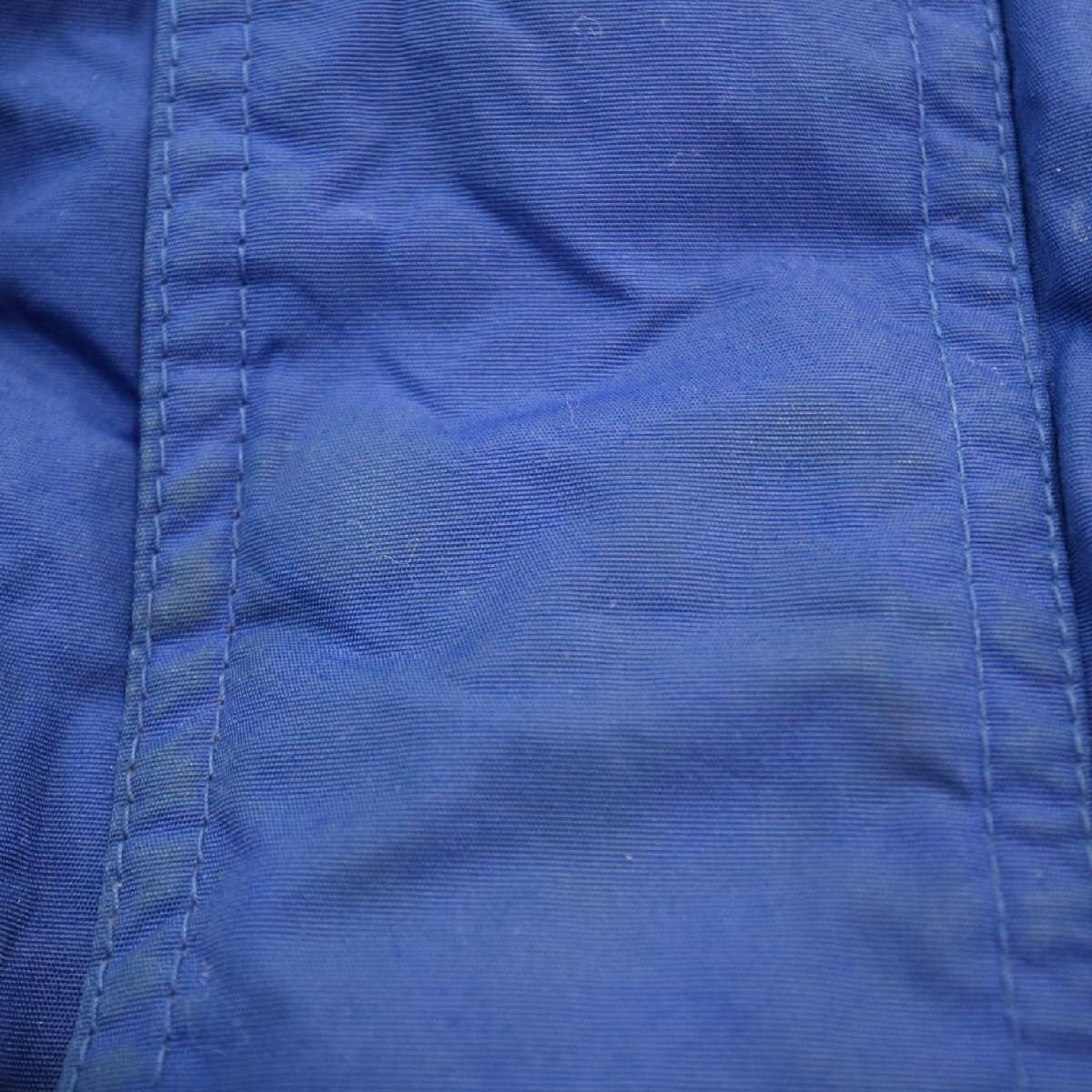 90年代 Columbia コロンビア ナイロン 中綿ジャケット アウトドア 防寒 ウィンターウェア ブルー系 ( メンズ XL ) M6272 1円スタートの画像4