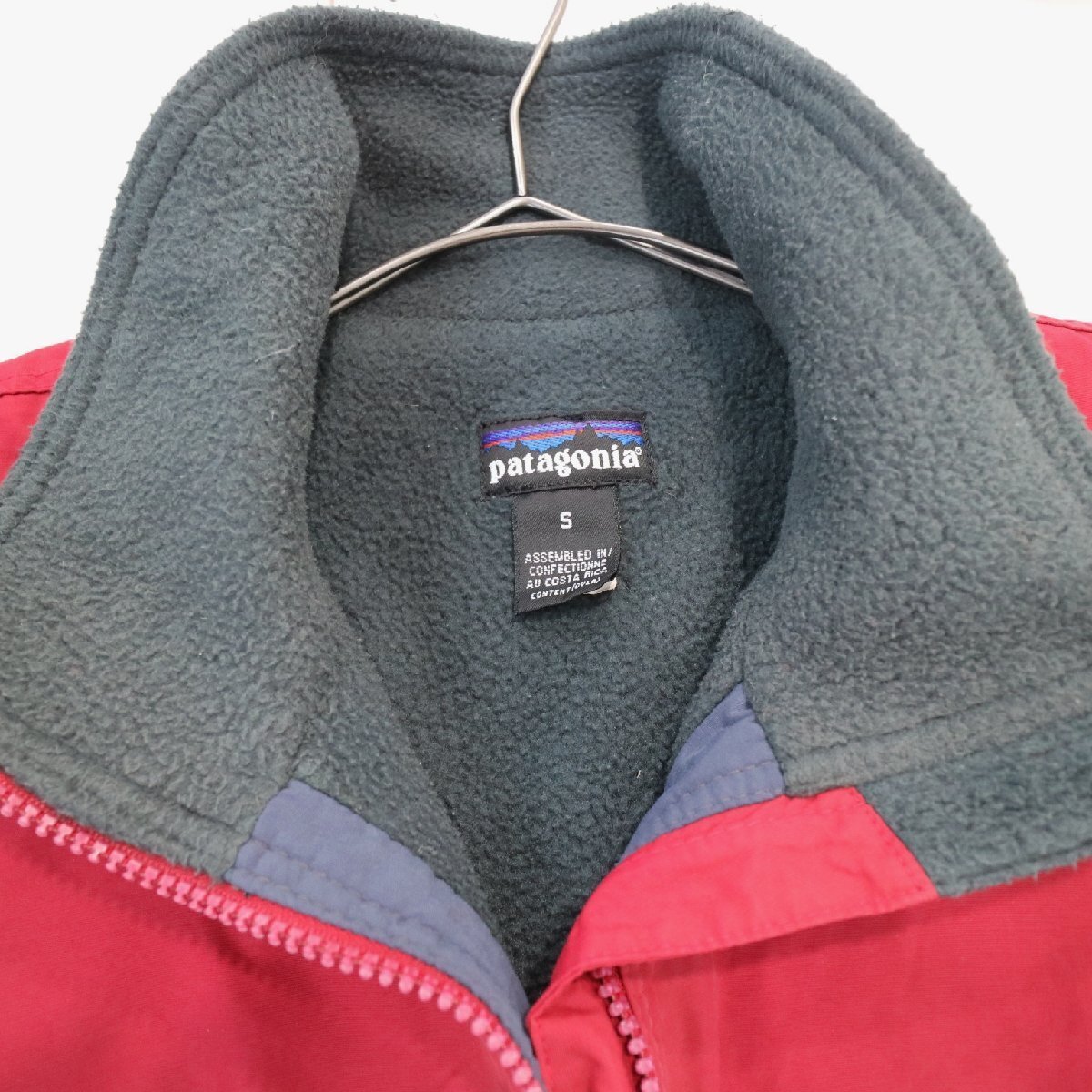 patagonia パタゴニア ナイロンベストジャケット アウトドア 防寒 アウター ウィンターウェア レッド ( メンズ S ) M6496 1円スタートの画像8