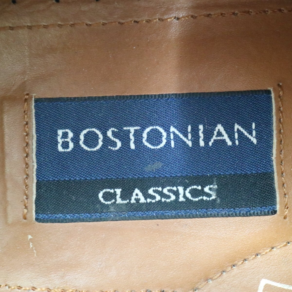 BOSTONIAN CLASSICS ボストニアン 外羽根式 Uチップ 本革 レザーシューズ 革靴 ( メンズ 9 1/2 M ≒ 27.5cm ) KA0005 1円スタートの画像9