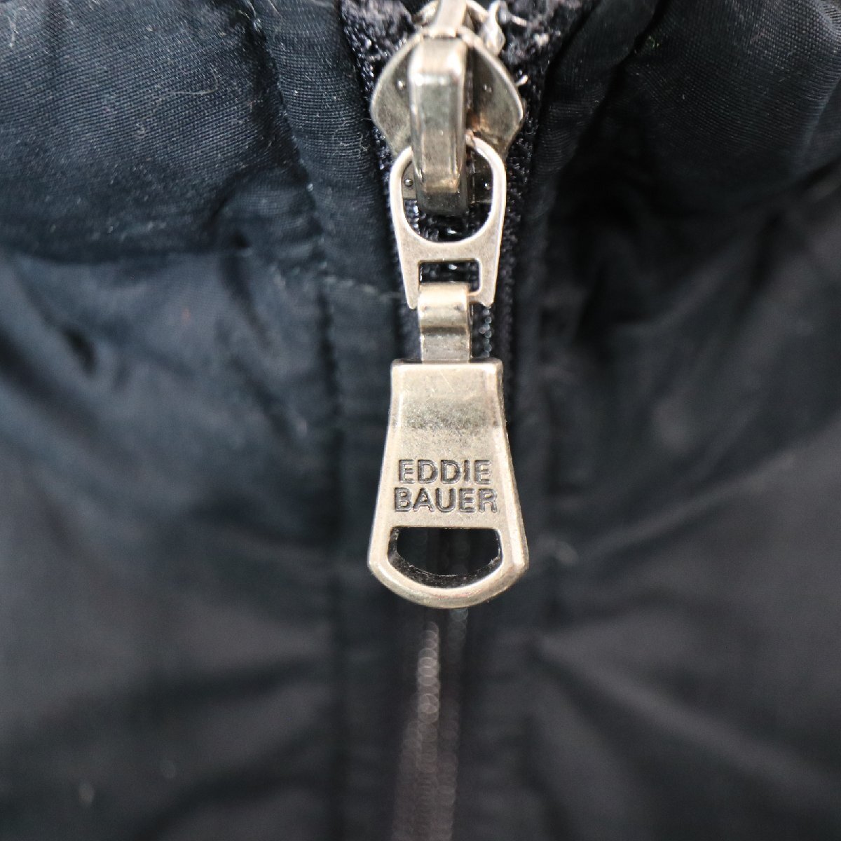 Eddie Bauer エディバウアー ダウンジャケット アウトドア キャンプ ウィンターウェア ブラック ( メンズ M ) M7269 1円スタートの画像4