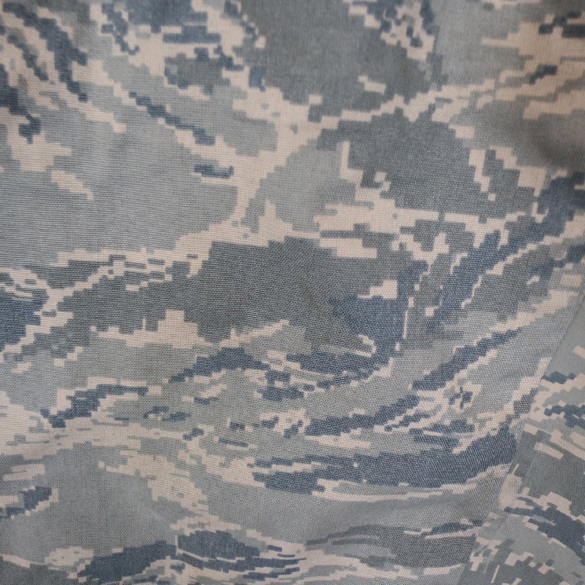 00s 米軍実物 US.AIR FORCE APECS ナイロン オーバーパンツ ミリタリー デジタルカモ 迷彩柄 ( メンズ M-R ) N2704 1円スタートの画像4