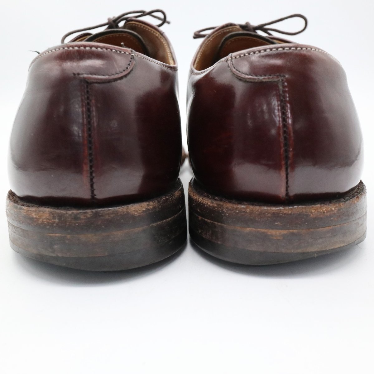 USA製 JOHNSTON&MURPHY 外羽根式 Uチップ 本革 レザー 革靴 レザーシューズ ( メンズ 8 1/2 D ≒ 26.5cm ) KA0057 1円スタートの画像4