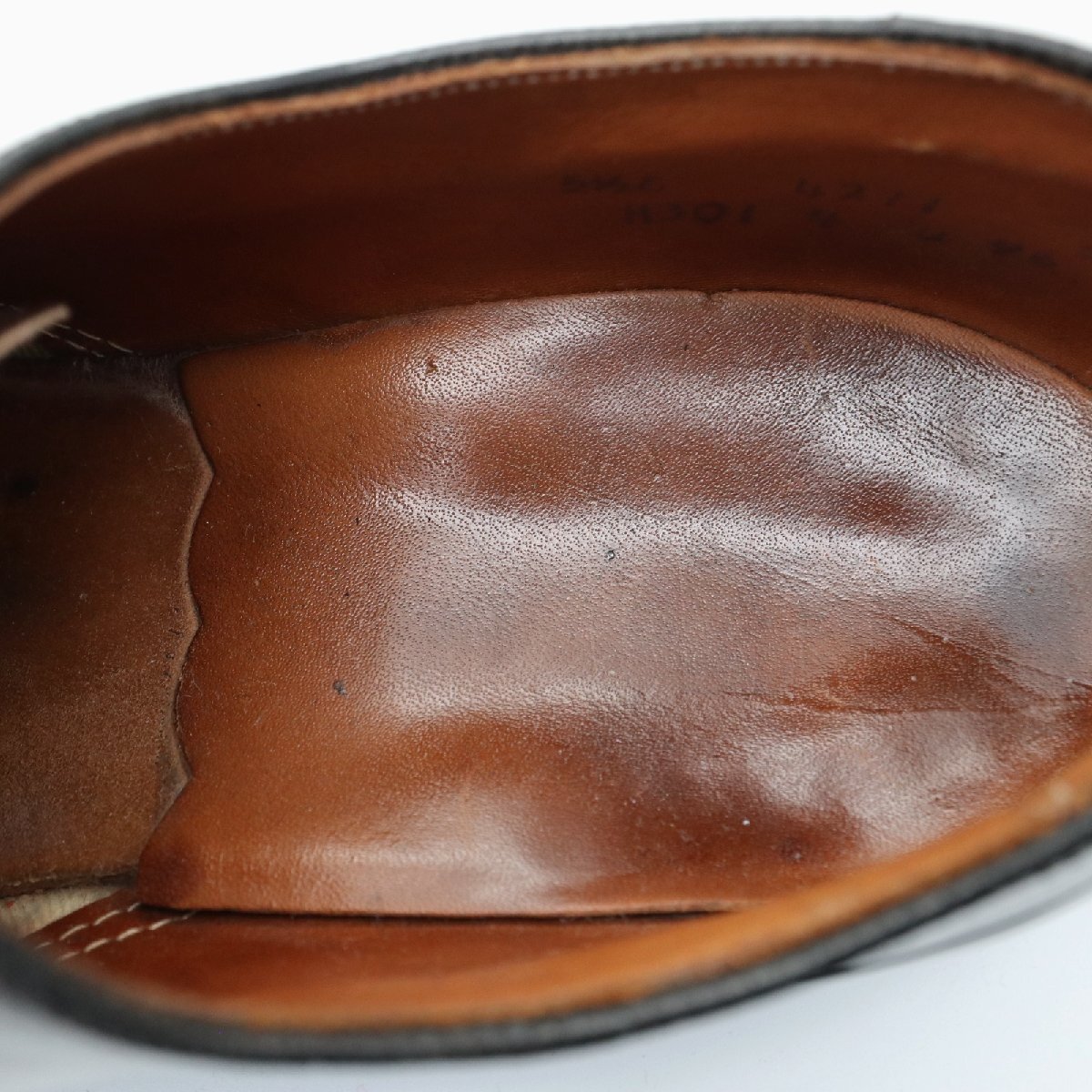 UNKNOWN 外羽根式 Uチップ 本革 レザーシューズ 革靴 seiberling ブラウン ( レディース 5.5 ≒ 23.0cm ) KA0041 1円スタートの画像10
