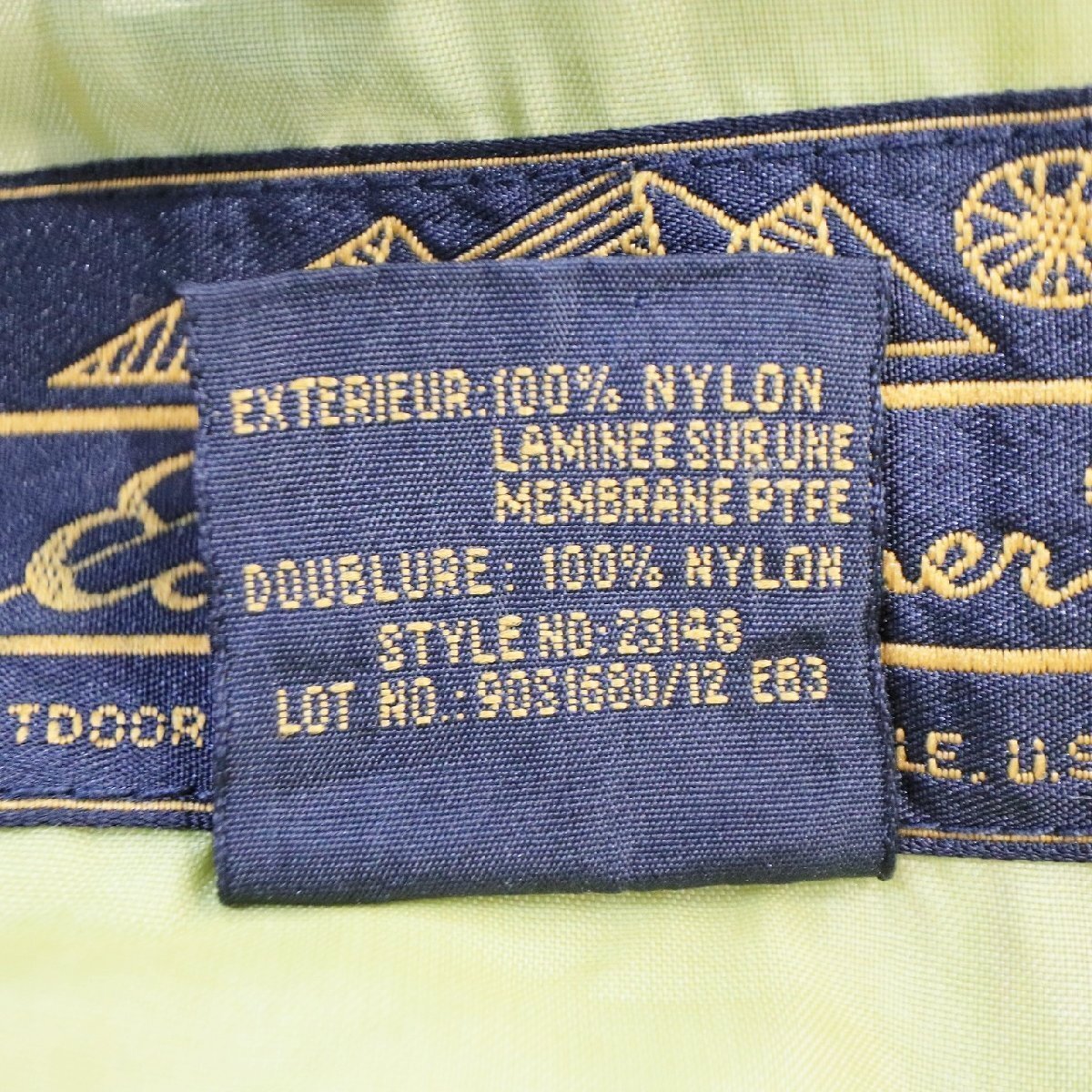 80s Eddie Bauer エディーバウアー GORE-TEX ナイロン プルオーバージャケット アウトドア ライトブルー ( メンズ L ) N1128 1円スタート_画像9