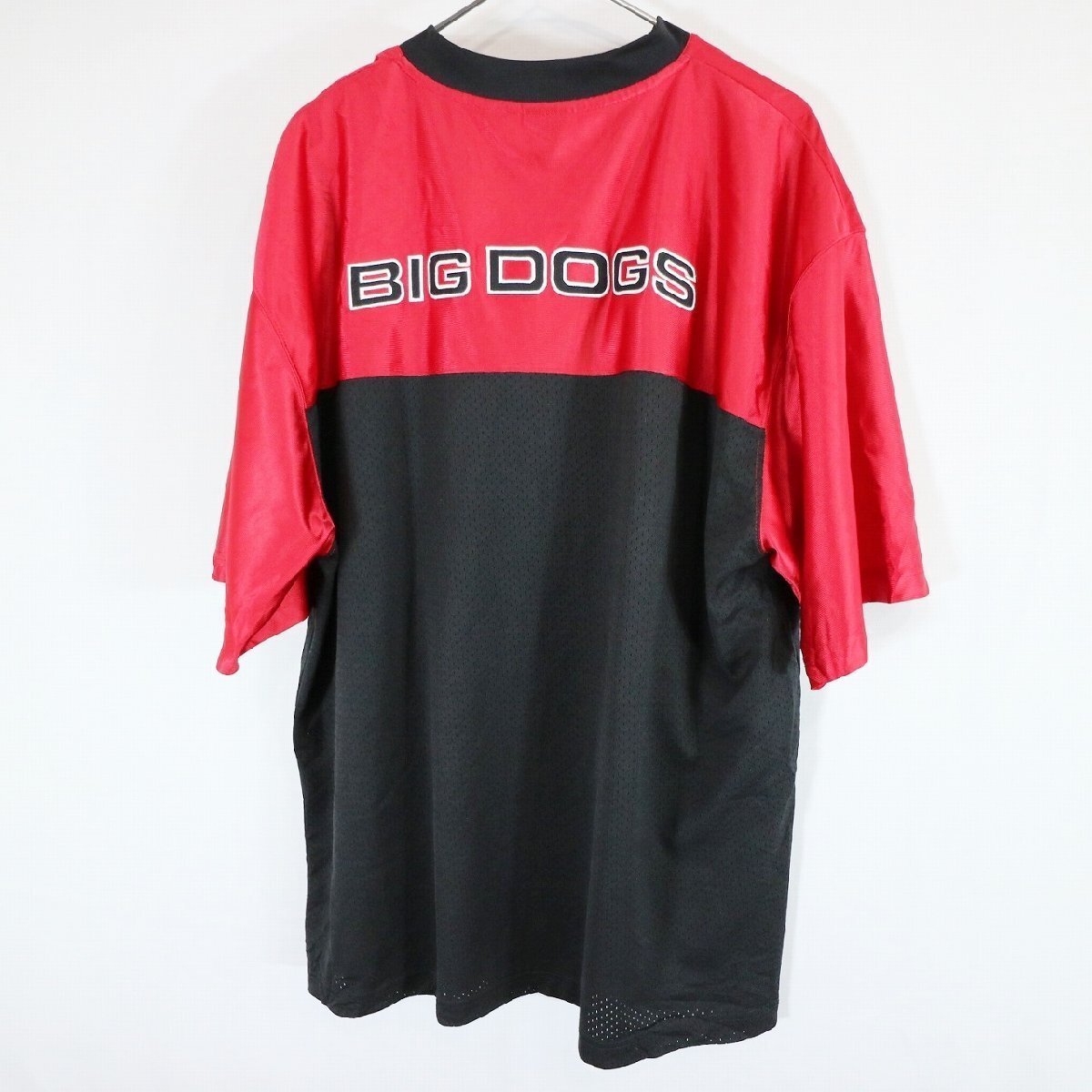 BIGDOGS メッシュ ゲームシャツ ユニフォーム オリジナル ブラック ( メンズ XL ) N0455 1円スタート_画像2