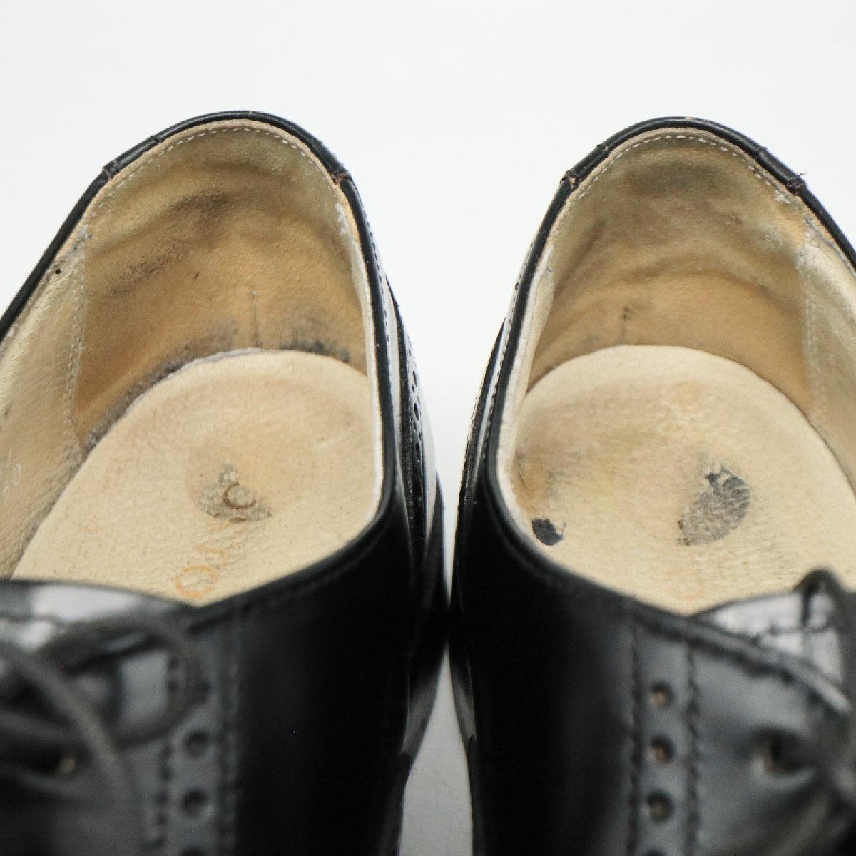 BOSTONIAN внутри перо тип wing chip натуральная кожа кожа обувь кожа обувь черный ( мужской 9 D/B ≒ 27cm ) KA0198 1 иен старт 