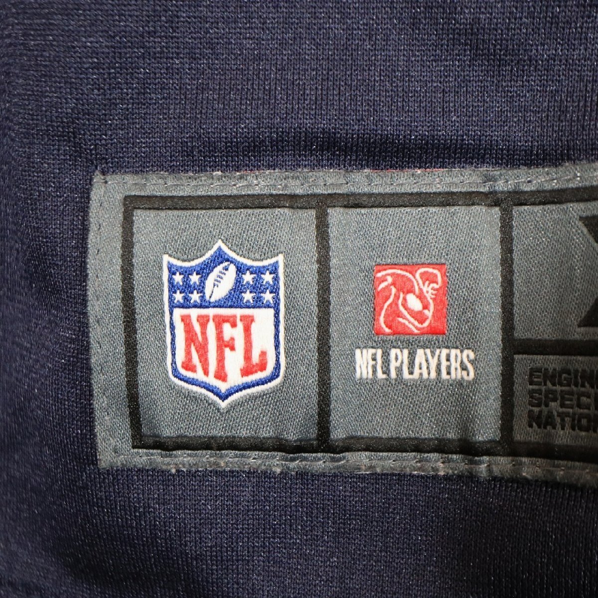 NIKE ナイキ NFL ヒューストン・テキサンズ 半袖 ゲームシャツ プロチーム アメフト ネイビー ( メンズ XL ) N3538 1円スタート_画像4