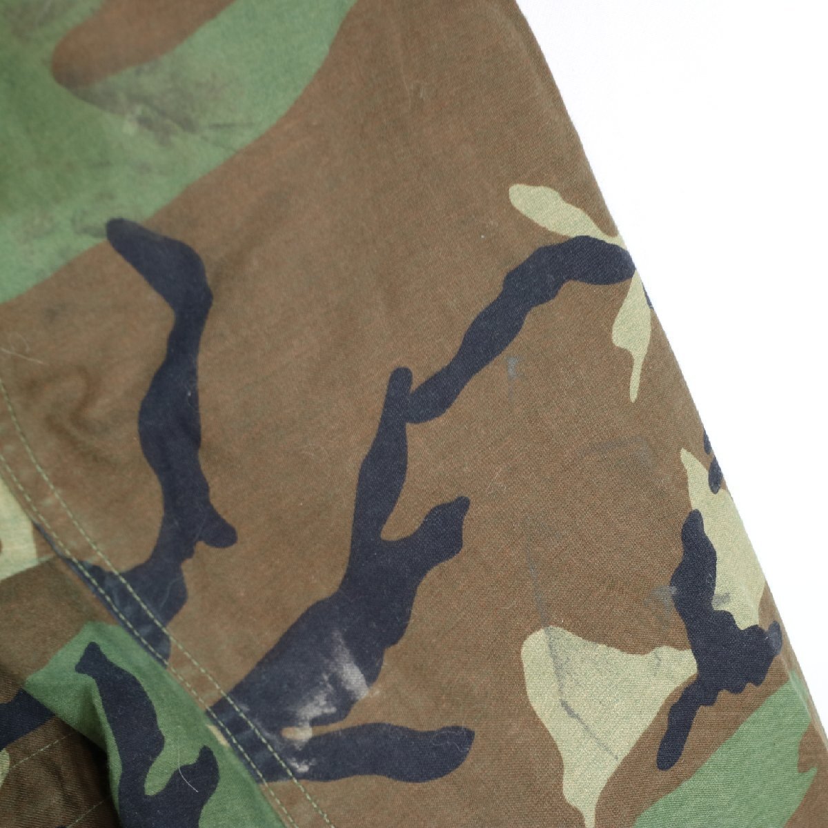 80s 米軍 実物 US.ARMY M-65 フィールドジャケット ミリタリー アメリカ軍 軍服 迷彩柄 ( メンズ Ｌ ) N4219 1円スタート_画像3