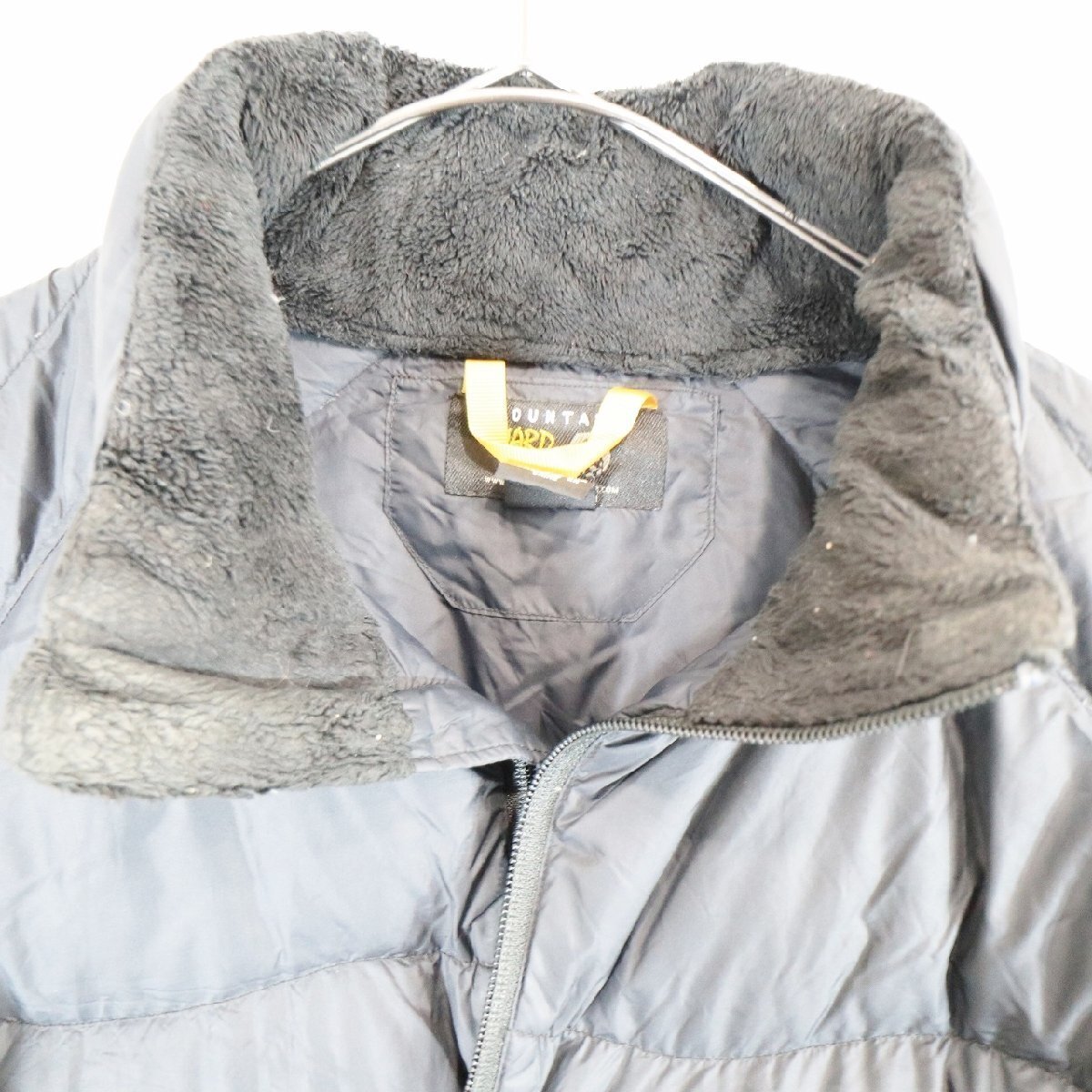 MOUNTAIN HARD WEAR ダウンジャケット アウトドア キャンプ 防寒 アウター ブラック ( レディース L ) N1603 1円スタート_画像7