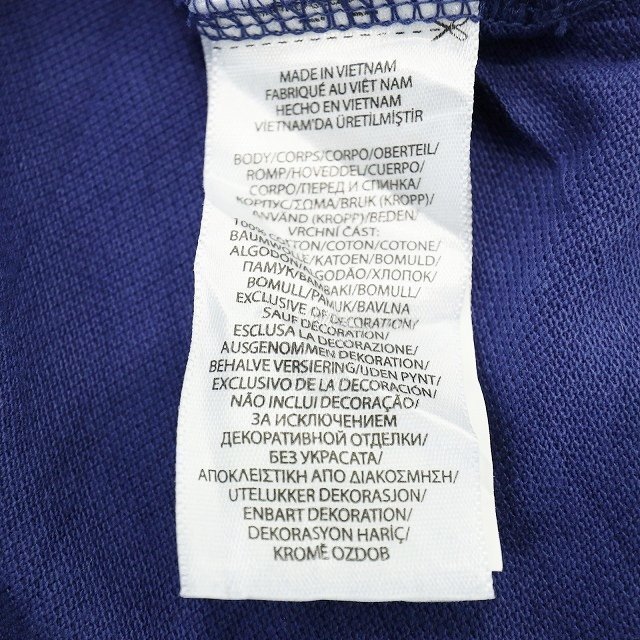 新品タグ付き Polo Ralph Lauren ラルフローレン S/S ポロシャツ ワンポイントロゴ サマー ブルー ( メンズ 2XB ) M9457 1円スタートの画像6