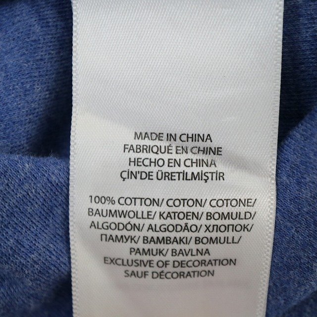 Polo Ralph Lauren ラルフローレン S/S ポロシャツ ワンポイントロゴ サマー ブルー ( メンズ XL ) M9437 1円スタートの画像6