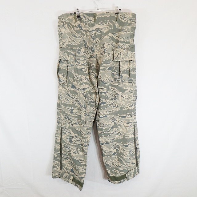 USA製 民間品 ナイロンカーゴパンツ ミリタリー アメリカ軍 軍服 迷彩柄 ( メンズ L-LONG ) M9785 1円スタート_画像2