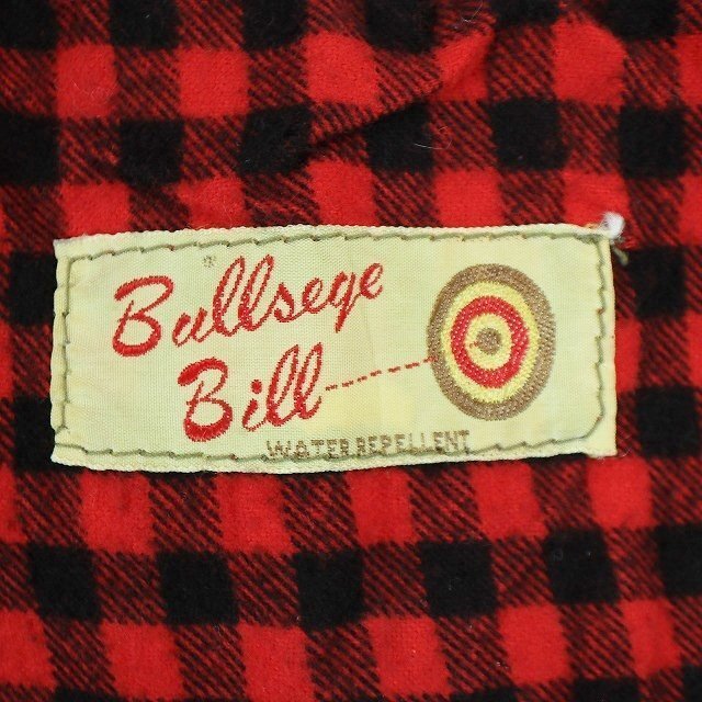 60s Bullseye Bill ブルズアイビル ハンティングベスト ビンテージ 狩猟用 ライフル 弾丸 オリーブ ( メンズ L相当 ) M9691 1円スタート_画像8