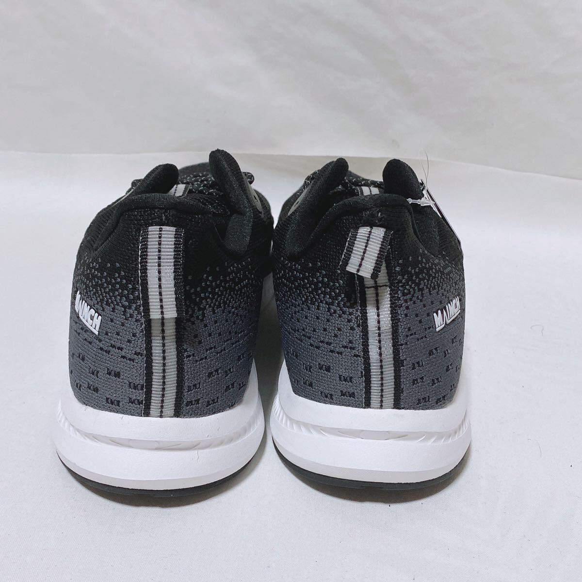 メンズ 男性用 スニーカー 運動靴 ウォーキングシューズ MAINCH 49サイズ 29.5cm ブラック R-1211_画像4
