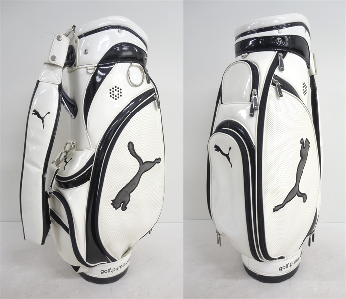 Yahoo!オークション - 即決 PUMA Golf キャディバッグ ホワイト Yahoo!オークション - 即決 PUMA Golf キャディバッグ ホワイト