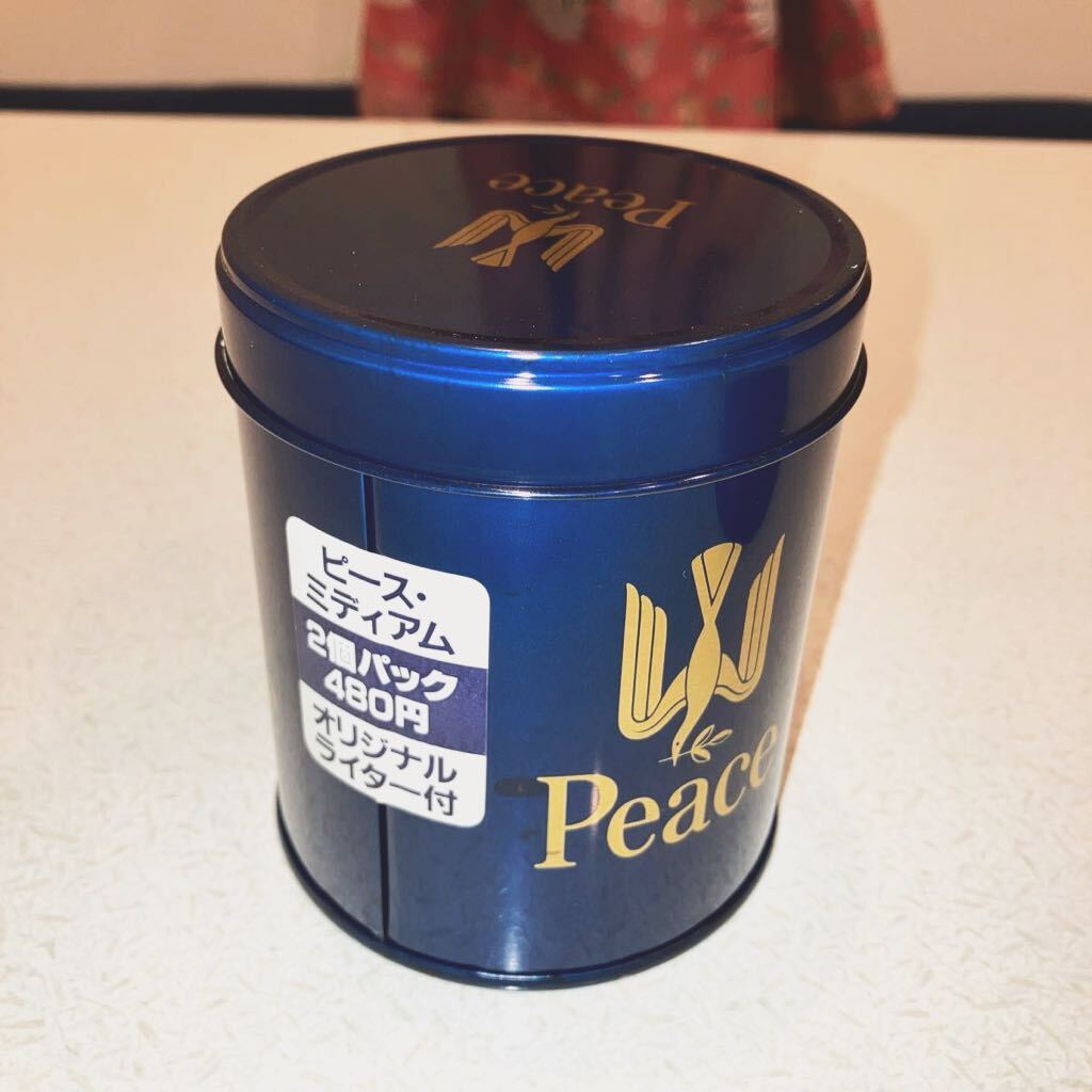 たばこ　Peace缶　空のピース缶 レトロ　昭和?_画像4