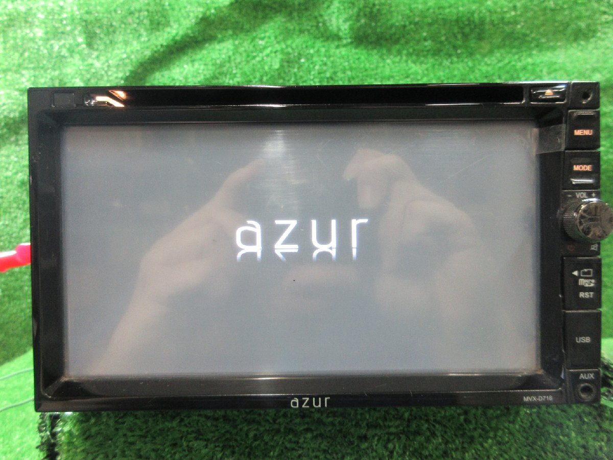 azur アズール ディスプレイオーディオ MVX-D716 CD/DVD/Bluetoothオーディオ　※ 画像参照　　24.4.15.Y.11-B14　24031031_通電確認済みです