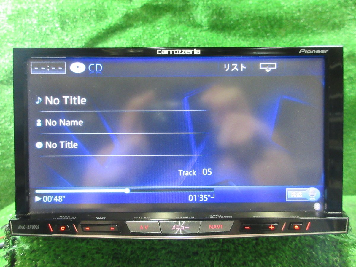 カロッツェリア AVIC-ZH0009 サイバーナビ CD/DVD/Bluetoothオーディオ 再生確認 地図データ 2013年度版　　24.4.19.Y.4-A4　24040129_CD再生確認済みです