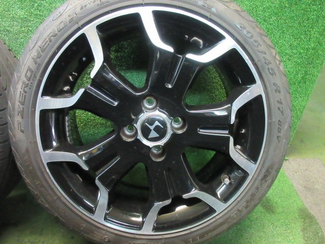 シトロエン DS3 純正 17インチ 17x7J PCD108 +25 4H 205/45R17 4本　　2024.3.21.O.2-J1-2　外車　24020570_画像7