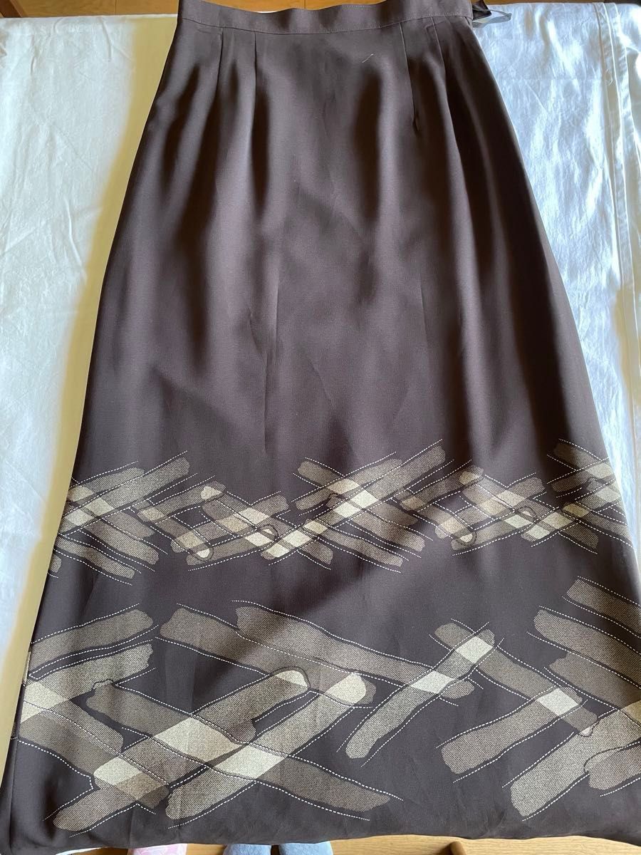 ロングスカート　日本製　薄手　Mサイズ