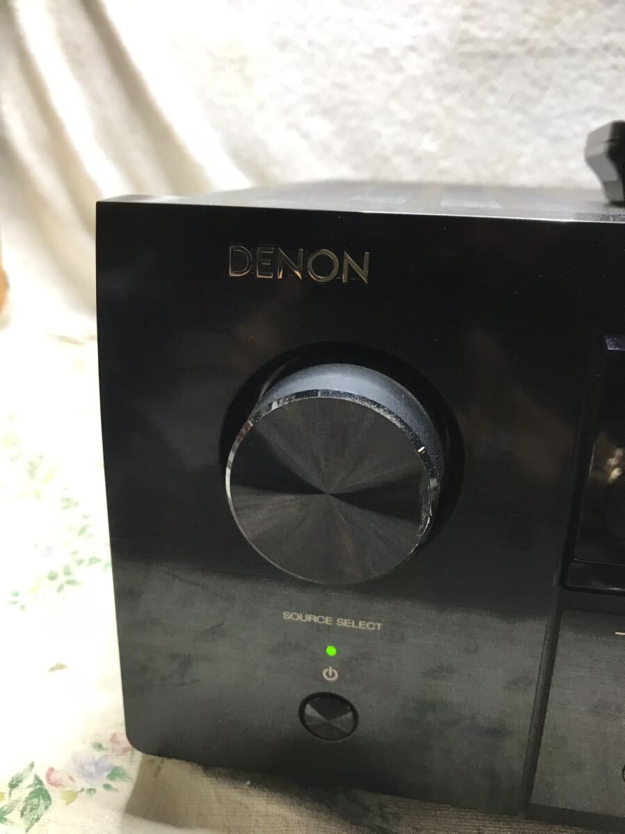 [CV0287] simple operation verification settled DENON remote control attaching Denon AVR-X1600H 7.2ch AV Surround receiver AV amplifier 