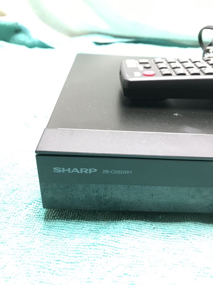  【CV0301】SHARP シャープ 2B-C05DW1 HDD/BDレコーダー 2021年製_画像2