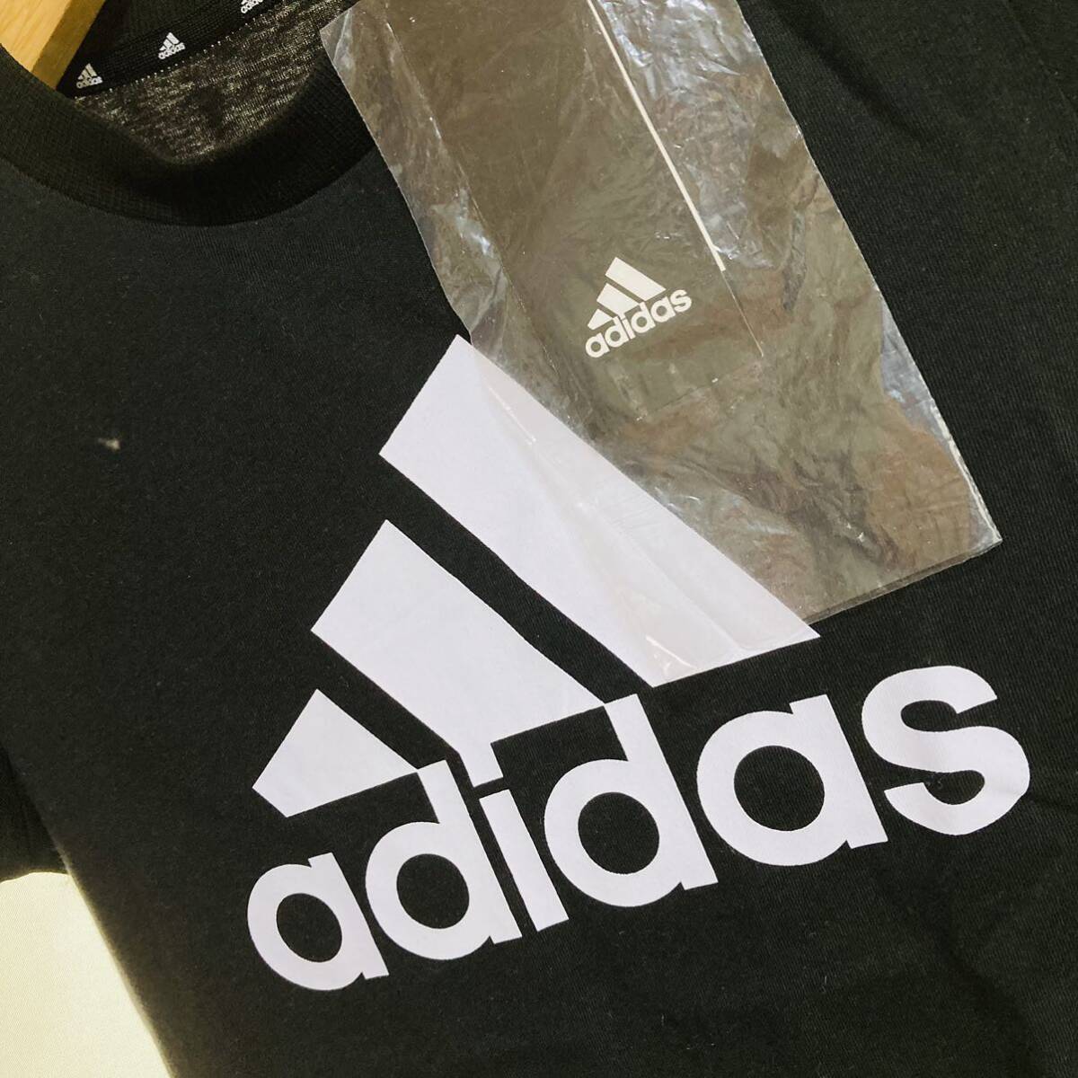 970. новый товар Adidas футболка 140cm мужчина adidas короткий рукав * Puma, Nike нравится. мужчина тоже рекомендация. чёрный 