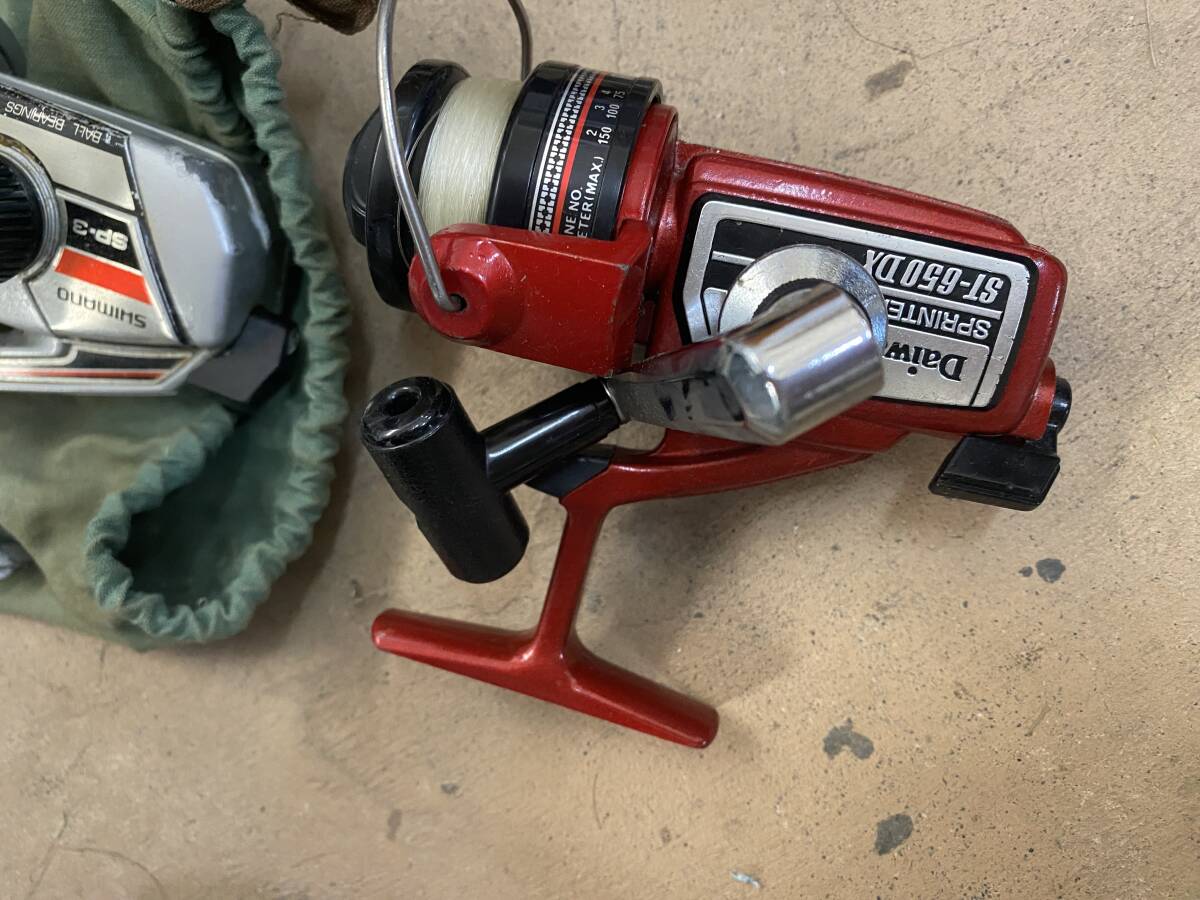 M-6178 【同梱不可】980円～ 現状品　釣具　リールまとめ　6点セット　Daiwa　SHIMANO　OLYMPIC　釣り　フィッシング　_画像9