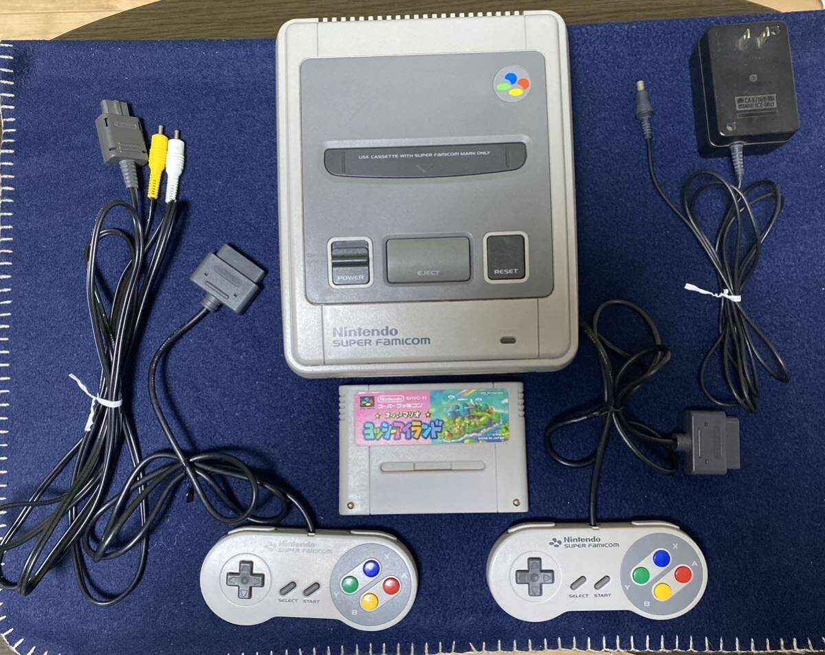 超貴重スーパーファミコン1chip本体セット（人気ソフト付き）_画像2