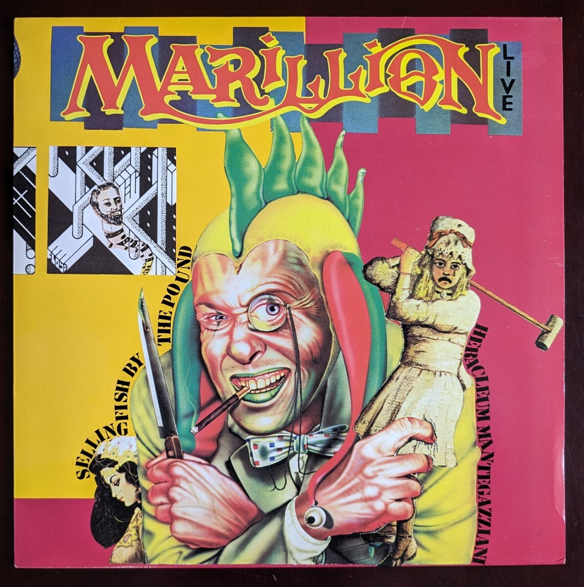 Marillion マリリオン / Selling Fish By The Pound 　イギリス盤　LP　(1983年)　ブート盤(Unofficial Release)　プログレ_画像1