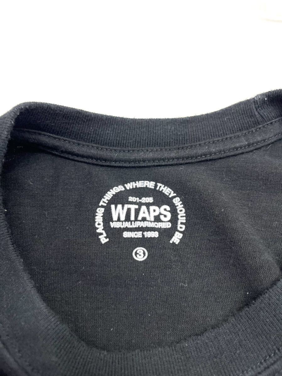 WTAPS ダブルタップス HUMANS TEE 3 ブラック BLACK Tシャツ Logo ロゴ WT の画像3