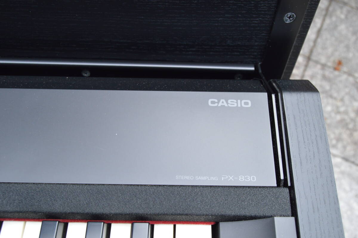  動作品 直接引き取り限定 中古 カシオ CASIO PX-830BK 電子ピアノ 2009年 スタンド 椅子付きの画像4