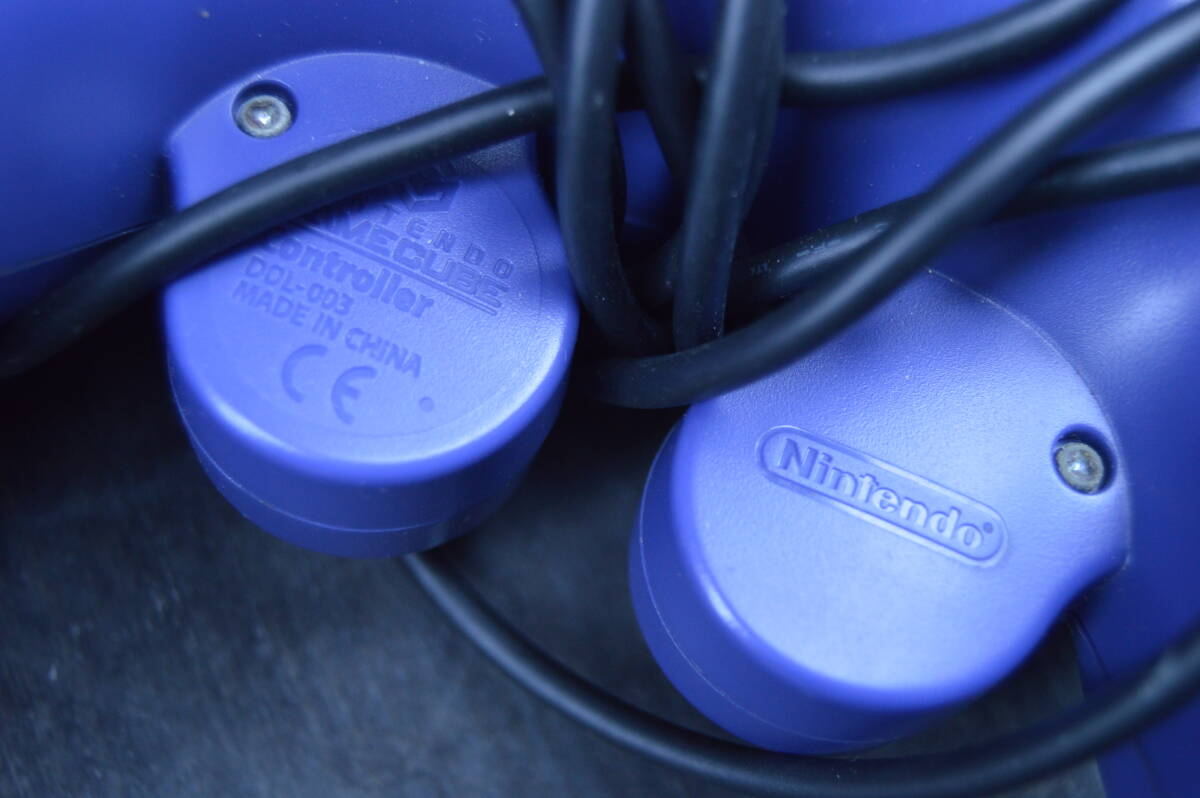 ジャンク 動作未確認 Nintendo ニンテンドー GAMECUBE ゲームキューブ コントローラー 4点セット _画像8