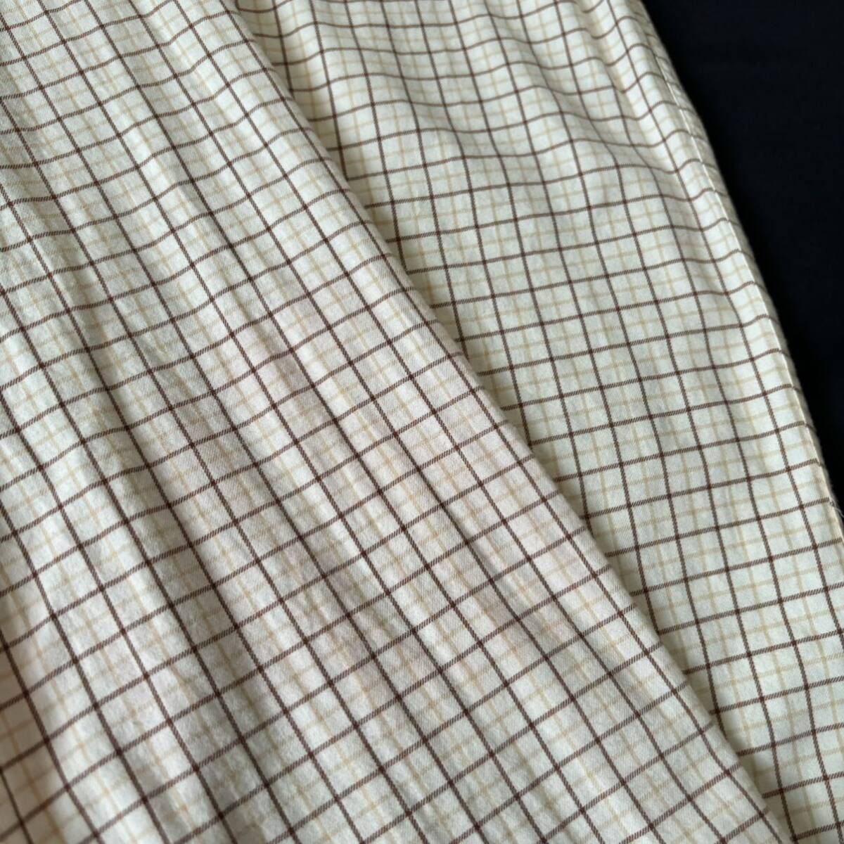 90s Polo Ralph Lauren Cotton Plaid Open Collar Shirt 90年代 ポロ ラルフローレン コットン チェック オープンカラーシャツ vintage_画像10