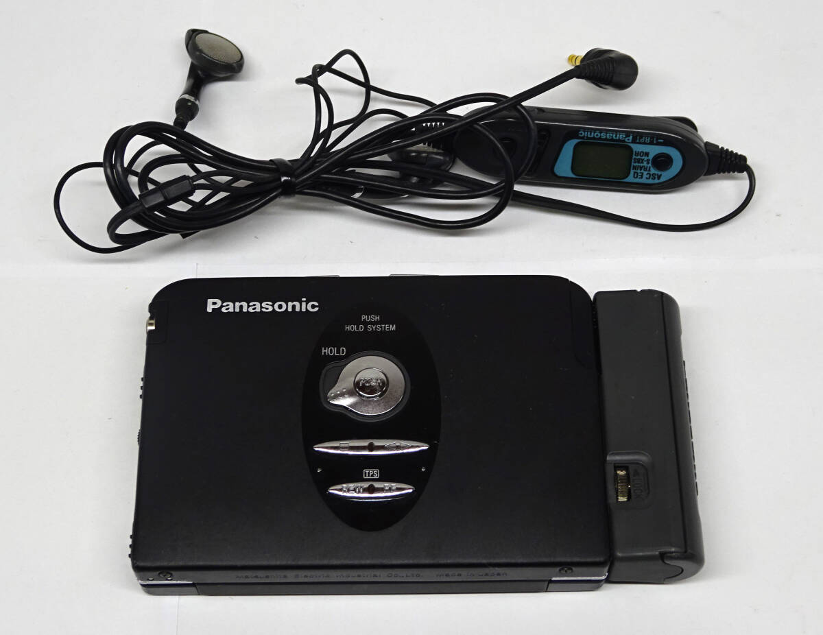 ■通電○読み込み×■ Panasonic ステレオカセットプレーヤー RQ-SX33 本体+リモコン _画像1