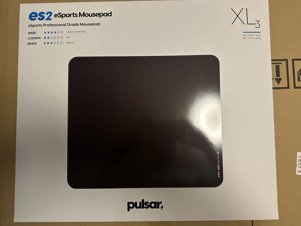 Pulsar ゲーミングマウスパッド ES2 XL ブラック eSports