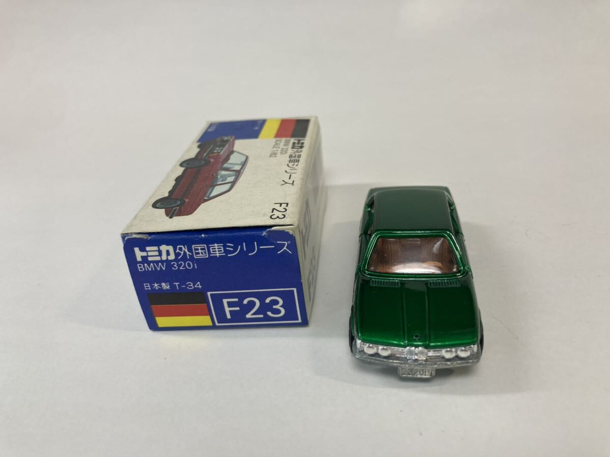 トミカ ミニカー F23 BMW 320（緑メタ）箱付きの画像3